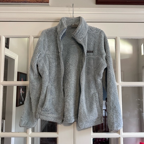 Columbia Women's Fleece Jacket - Light Gray - Picture 1 of 4